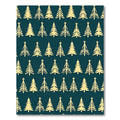 Golden Khaki Pine Tree Repeat Rug
