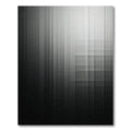 Minimalist Monochrome Linear Gradient Abstract Rug