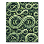 Verdant Forest Infinity Loops Rug