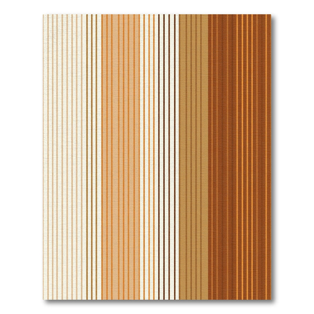Warm Earth Tones Vertical Stripes Rug