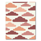 Crimson Coral Cloudscape Rug