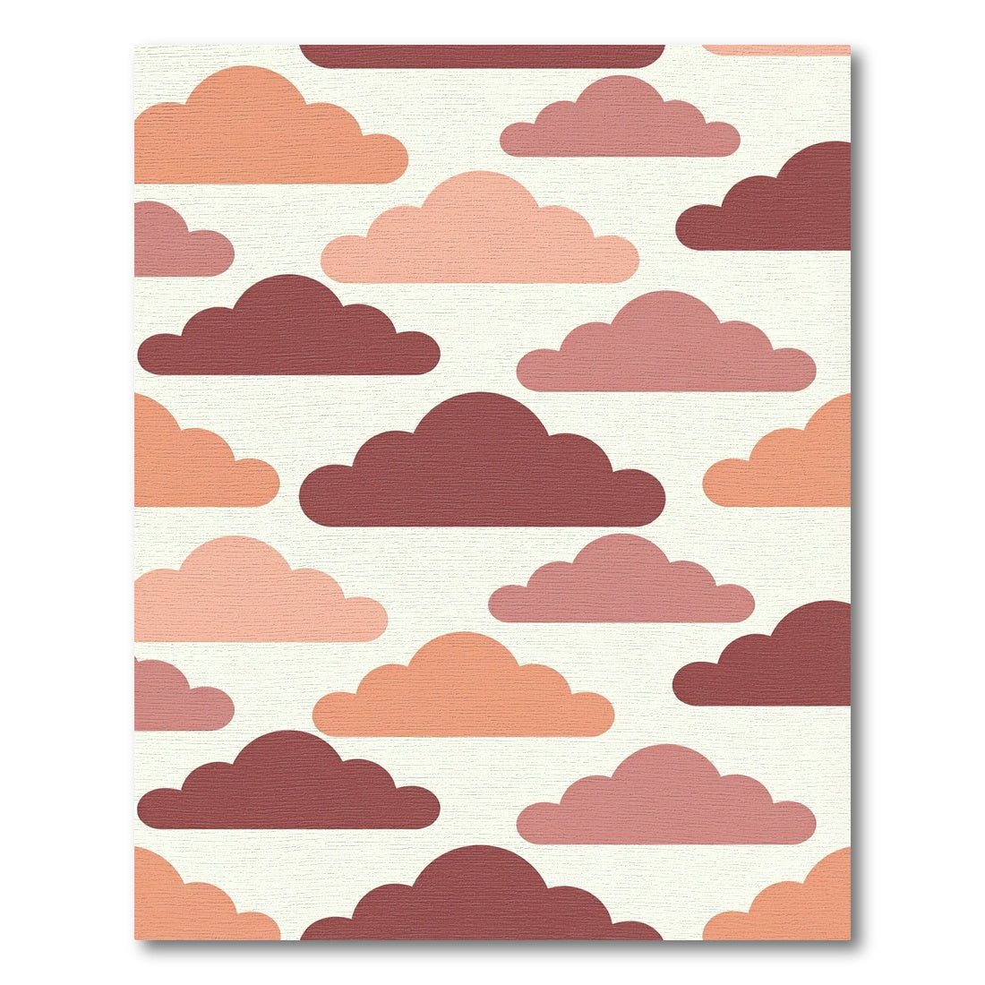 Crimson Coral Cloudscape Rug