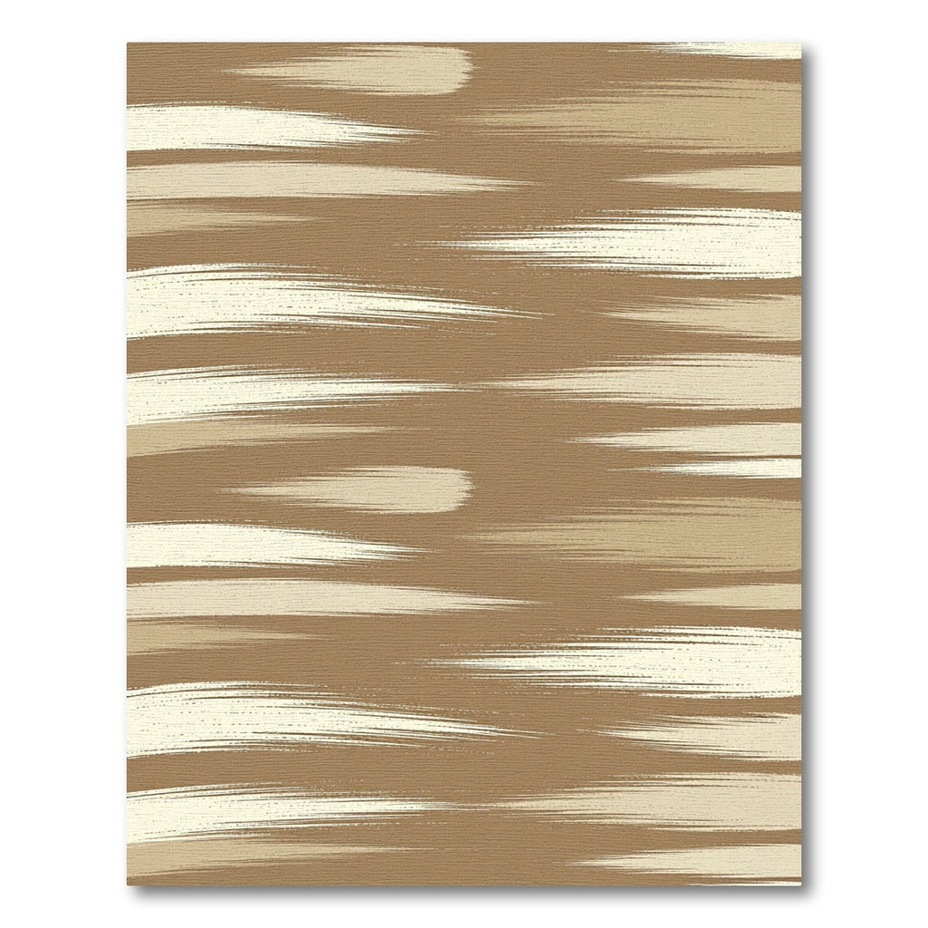 Modern Earth Tone Abstract Brush Stroke Rug