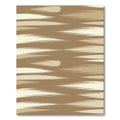Modern Earth Tone Abstract Brush Stroke Rug