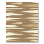 Modern Earth Tone Abstract Brush Stroke Rug