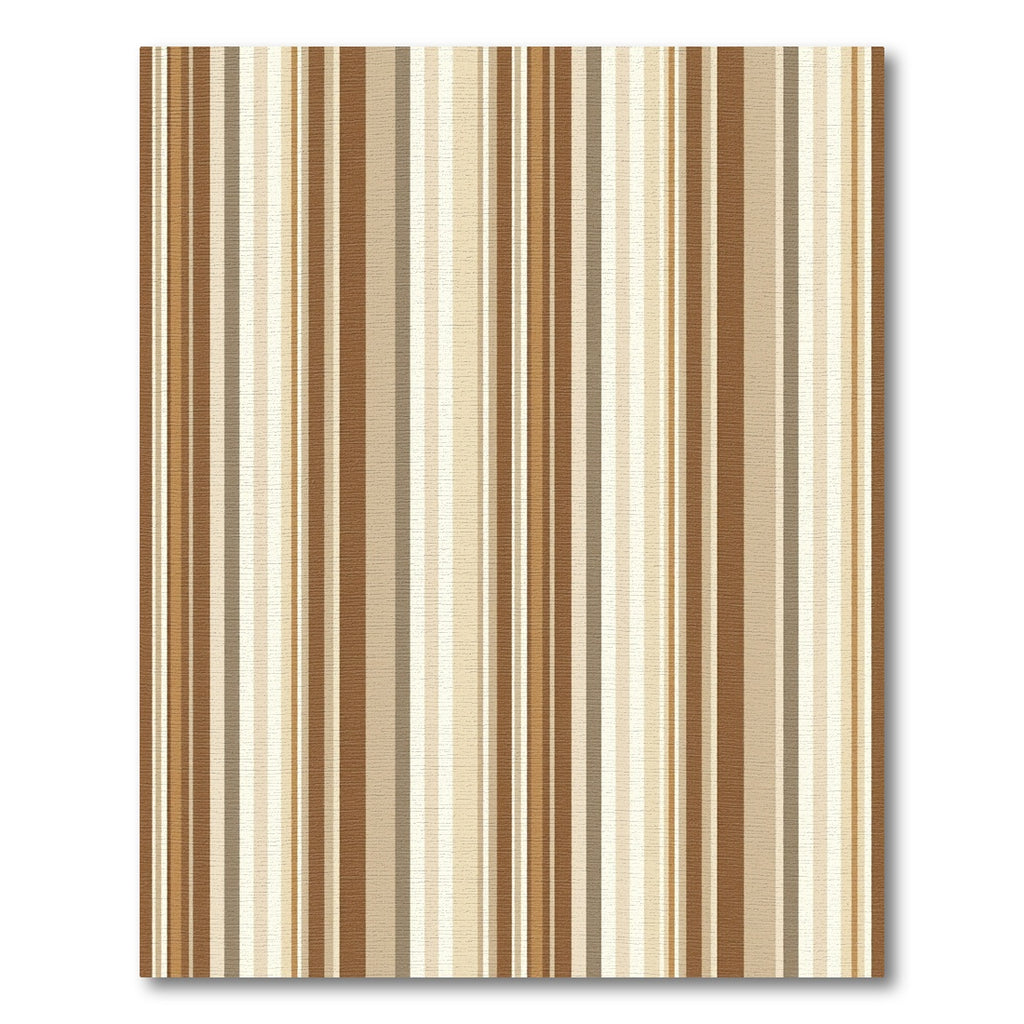 Modern Earth Tone Striped Rug