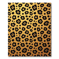Gold Leopard Spot Minimalist Rug