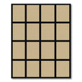 Light Beige Subtle Grid Rug