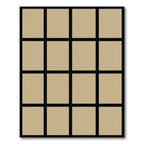 Light Beige Subtle Grid Rug