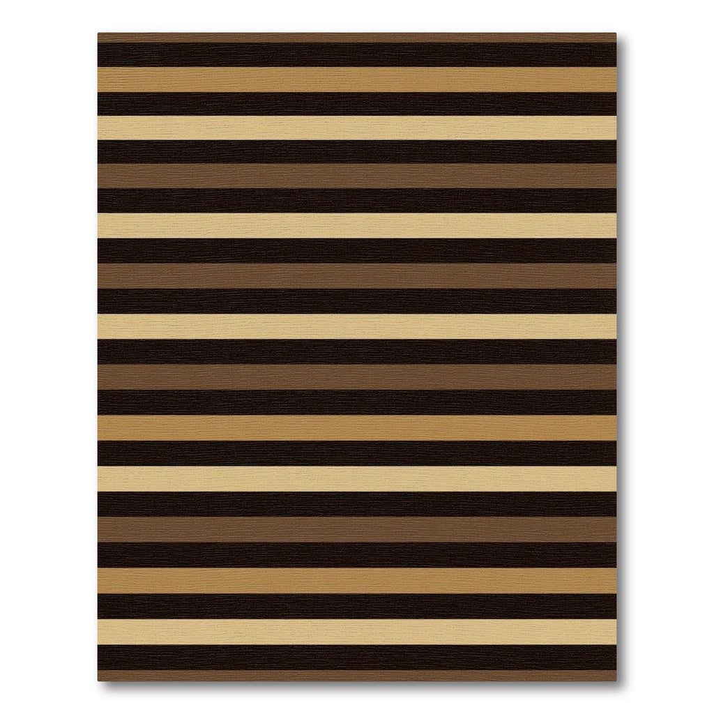 Modern Earthy Tones Linear Striped Rug