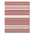 Pink Train Track Repeat Rug
