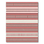 Pink Train Track Repeat Rug
