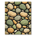 Smooth Stone Assemblage Earth Tones Rug