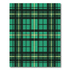 Classic Emerald Tartan Checked Plaid Rug