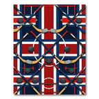 Dynamic Hockey Stick Graphic Athletic Rug