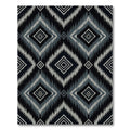 Gray Diamond Tribal Sun Rug