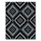 Gray Diamond Tribal Sun Rug