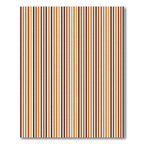 Earthy Autumn Tones Vertical Stripe Rug