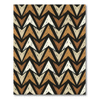 Earthy Tones Chevron Textured Rug