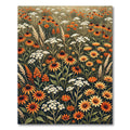 Vibrant Wildflower Meadow Botanical Rug