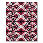 Pink Ribbon Tie Dye Mandala Rug