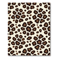 Classic Brown and Cream Leopard Spots Rug