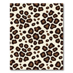 Classic Brown and Cream Leopard Spots Rug