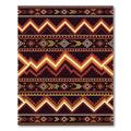 Geometric Aztec Zigzag Earth Tone Rug