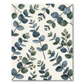 Eucalyptus Leaf Botanical Sage Backdrop Rug