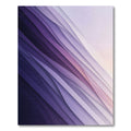 Deep Violet Amethyst Layered Waves Rug