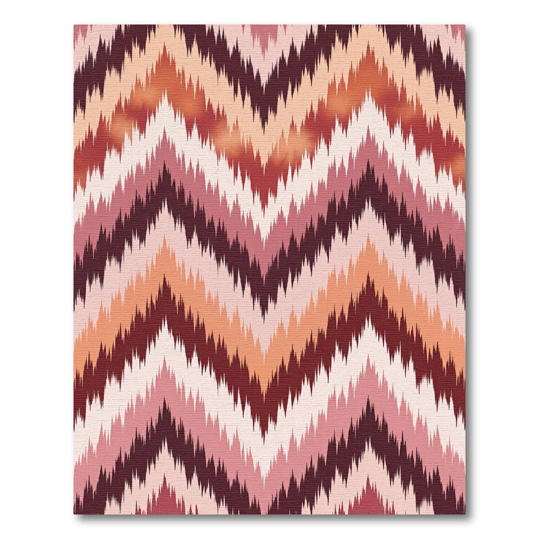 Earthy Zigzag Strokes Rug