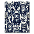 Street Art Tabby Cat Graffiti Illustration Rug