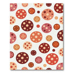 Whimsical Polka Dot Circles Rug