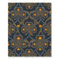 Golden Marigold Celtic Clover Filigree Rug