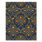 Golden Marigold Celtic Clover Filigree Rug