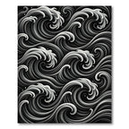 Monochromatic Dynamic Swirl Wave Rug