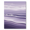 Ethereal Lavender Minimalist Ocean Wave Rug