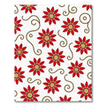 Red Yellow Floral Swirl Harmony Rug