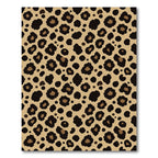 Brown Black Spotty Animal Print Rug