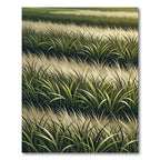 Lush Green Verdant Meadow Grass Rug