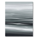 Monochromatic Abstract Horizontal Lines Rug