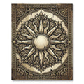 Antique Sunburst Mandala Rug