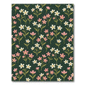 Dark Forest Wildflower Meadow Flora Rug