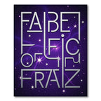 Cosmic purple starry night graphic Rug
