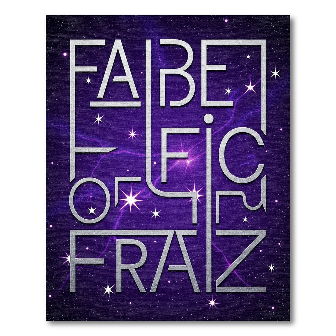Cosmic purple starry night graphic Rug