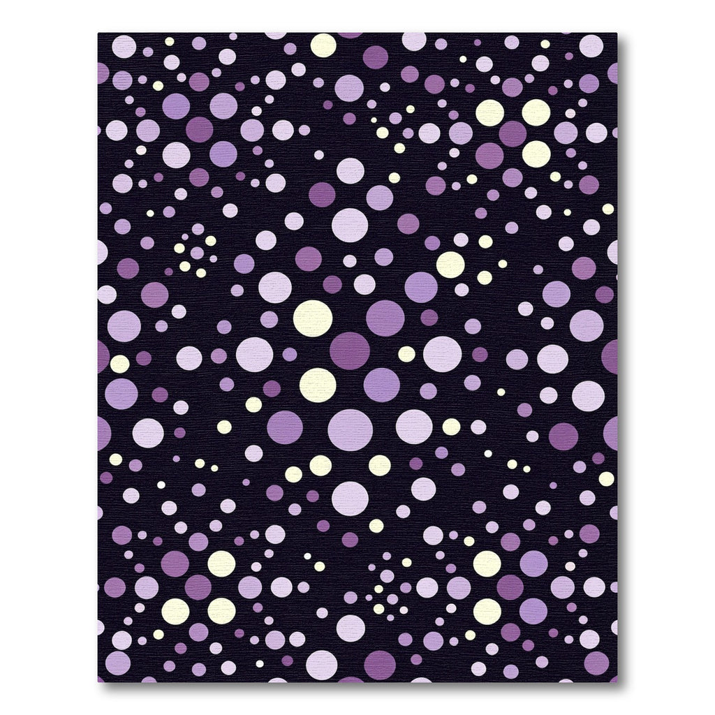 Purple Hues Scatter Dot Composition Rug