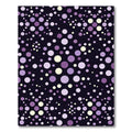 Purple Hues Scatter Dot Composition Rug