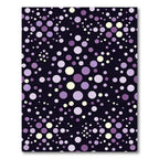Purple Hues Scatter Dot Composition Rug