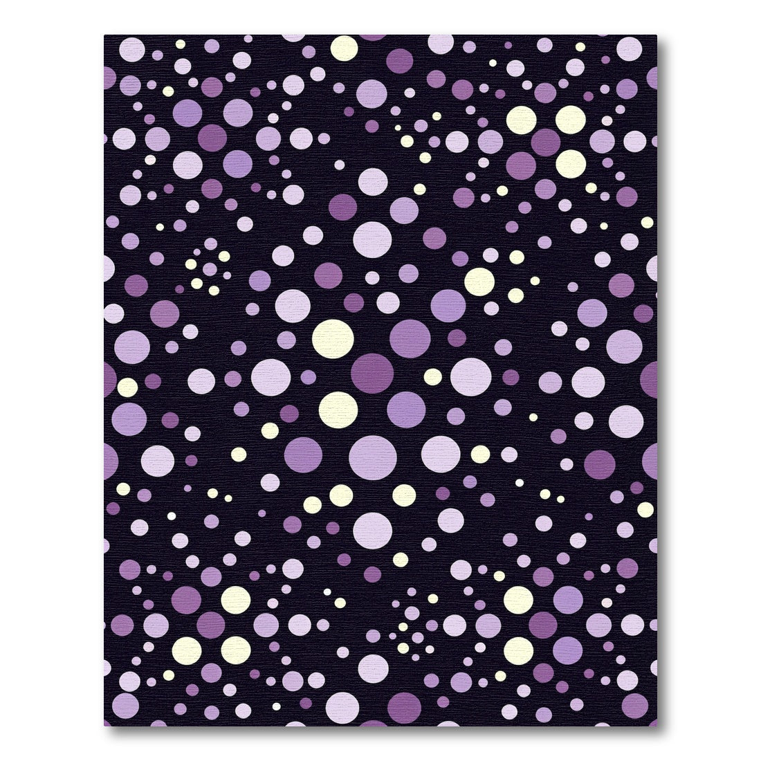 Purple Hues Scatter Dot Composition Rug