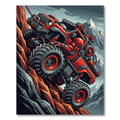Red Climber Off-road Adventure Rug